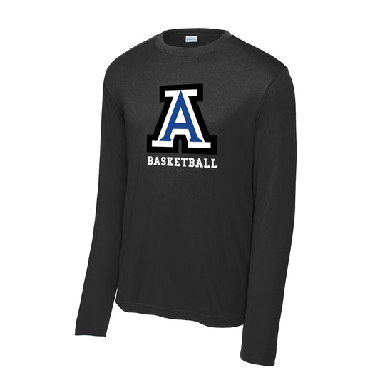 ADULT Acalanes Basketball PosiCharge Long Sleeve BLACK